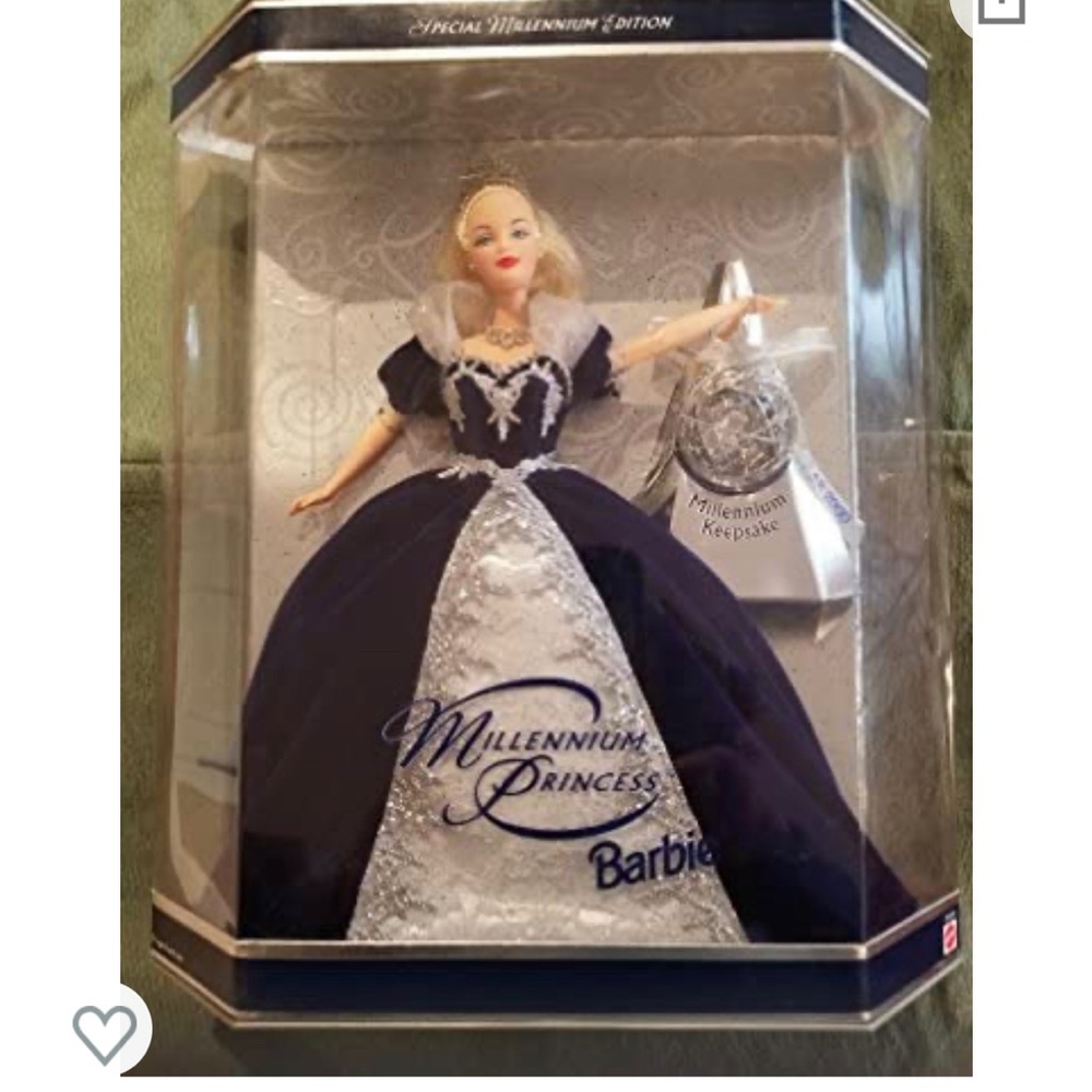 Milenium Barbie, new in box. Box dented.